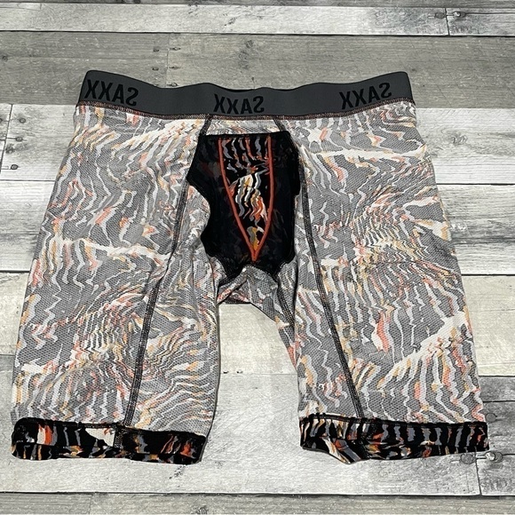 SAXX KINETIC HD LONG LEG BOXER BRIEF MEN'S UNDERWEAR - MULTI FANTIC SZ - M - Picture 5 of 5
